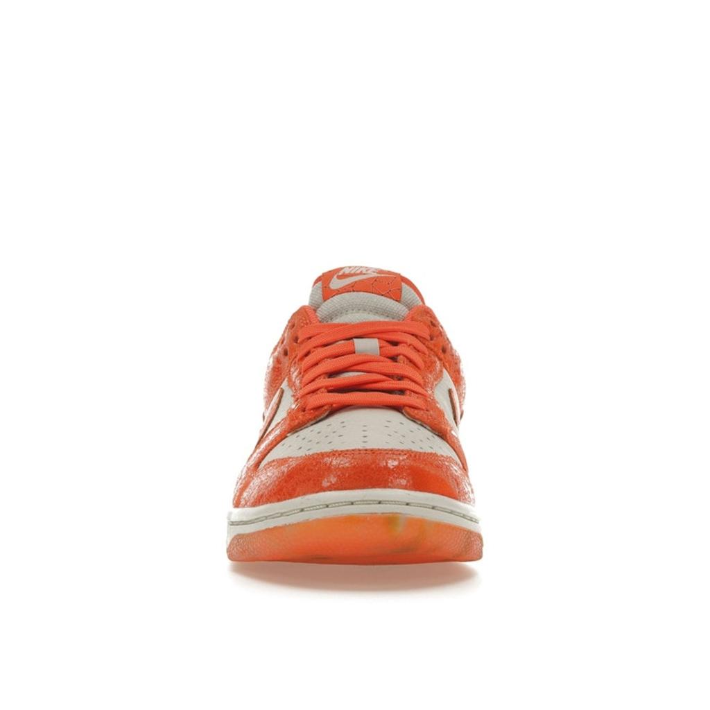 Nike Dunk Low Cracked Orange Women Sneakers Light-Bone Safety-Orange Laser-Orange FN7773-001
