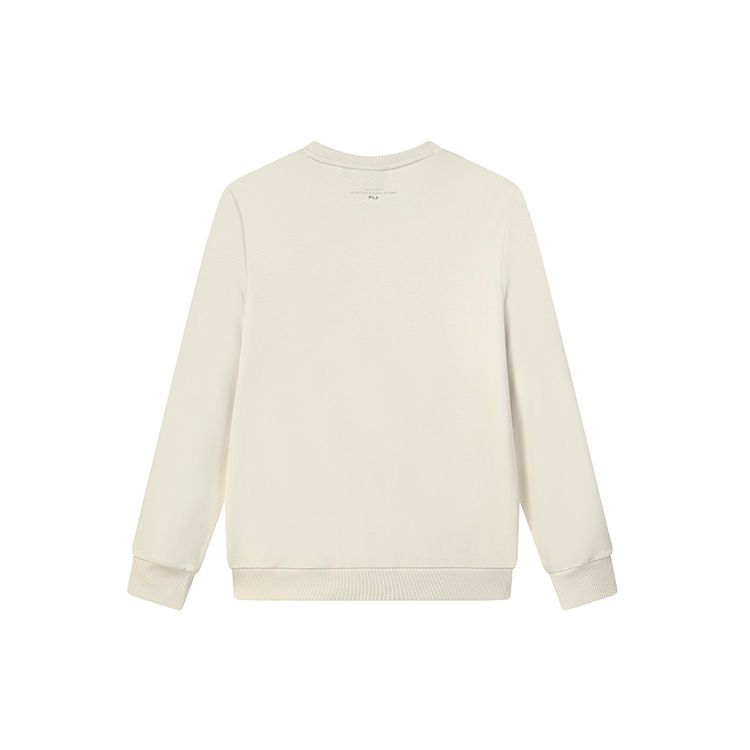 Fila Logo Sports Crewneck Sweatshirt Men Sweatshirt Lactose F11M138258F-BG