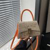Elegant Woven Shoulder Bag For Women 2024 Trendy Summer Fashion Handbag