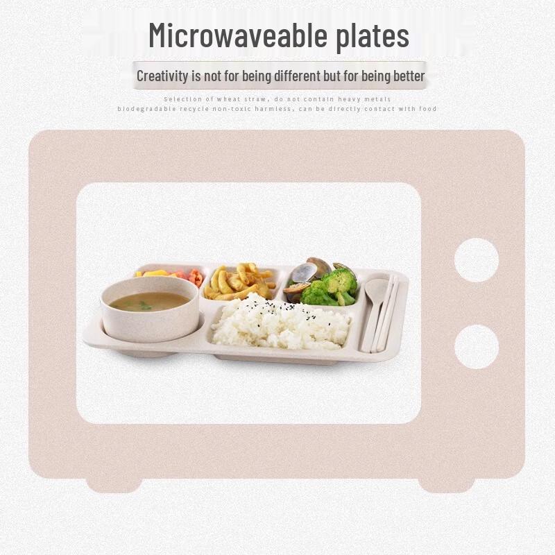 Nordic Style Divided Meal Plate Set
