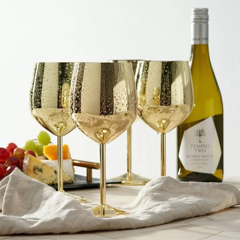 Stainless Wine Steel Glasses Fashionable Simple Vintage Home Wine Champagne
