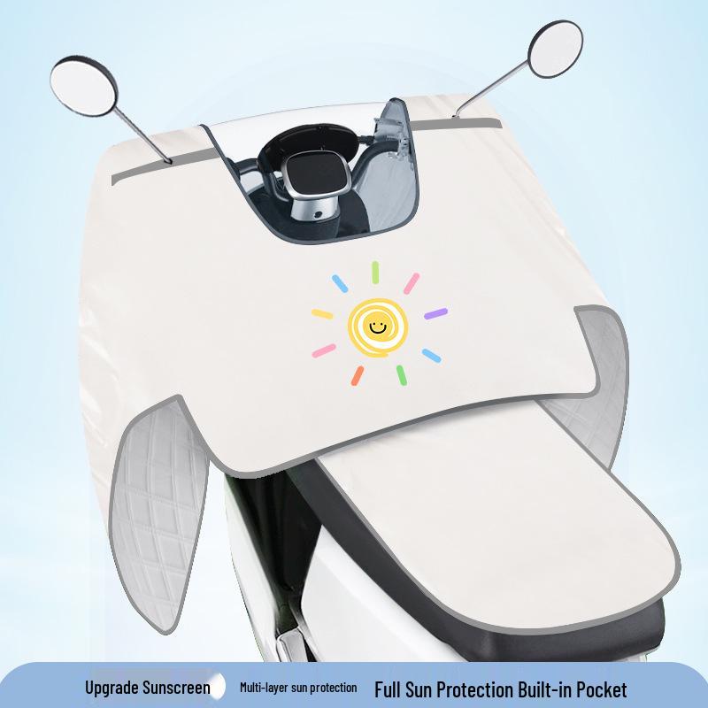 Electric Motorcycle Windproof Waterproof Sunshade Cover