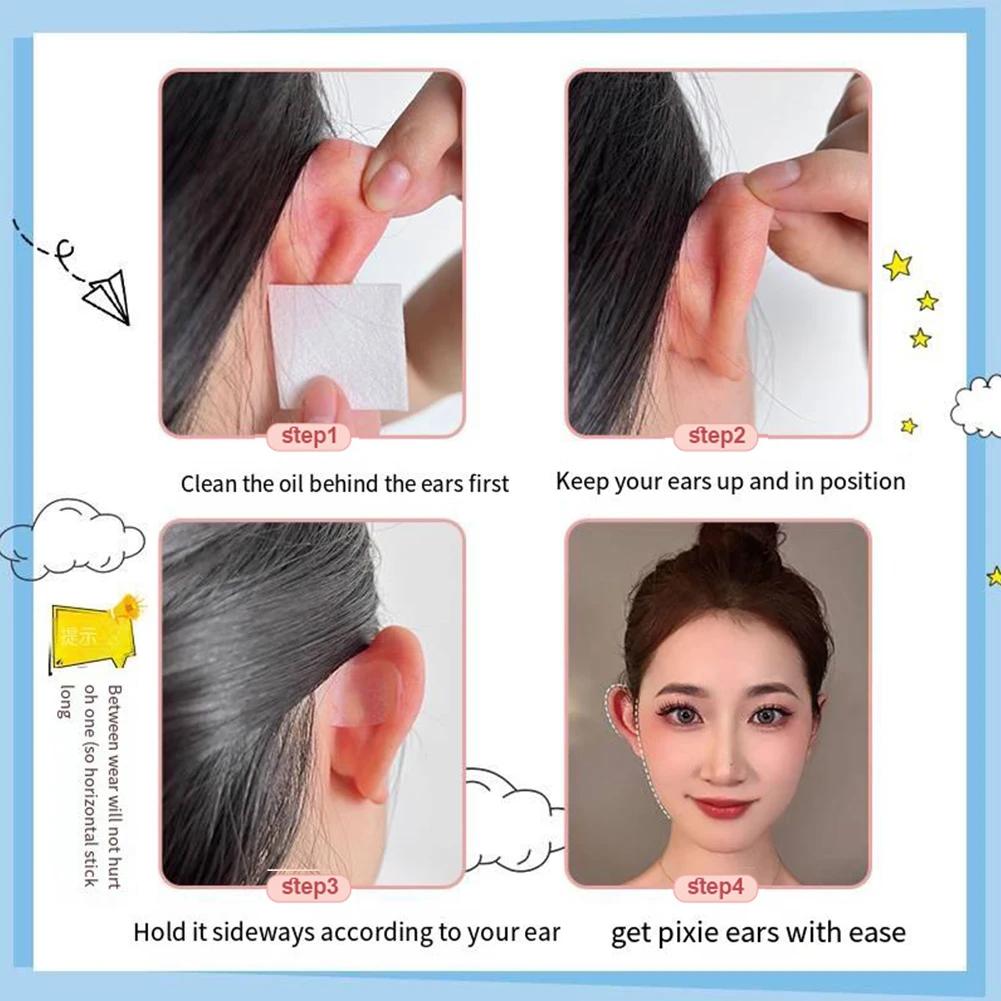 6/30/60/120 Stück Unsichtbares Abstehende Ohren Korrekturband Ästhetischer Ohrenkorrektor Elfenohren Aufkleber Ohrenkorrektur Patch Make-up Werkzeug