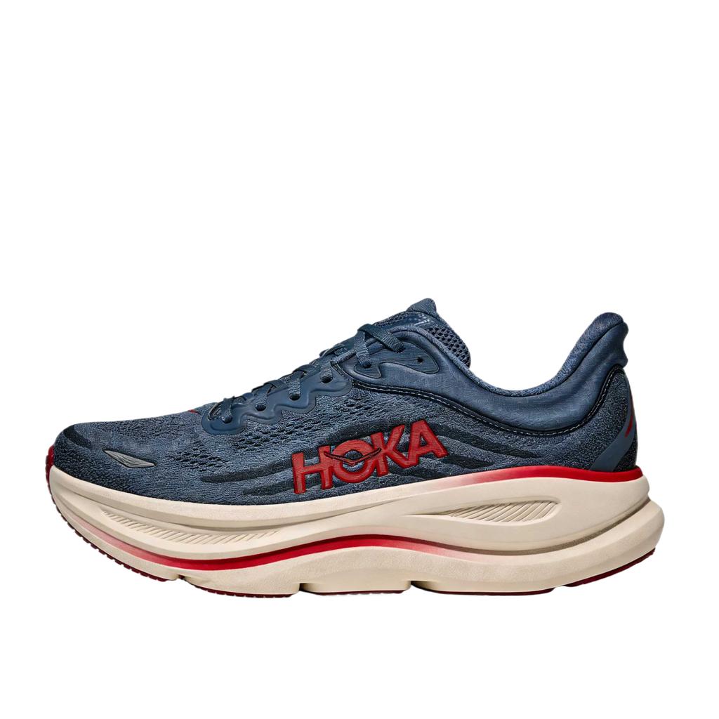 HOKA ONE ONE Bondi 9 Mesh Cushioning Abrasion Resistant Breathable Rebound Low top Running Shoes Men's 1162011-TDRC
