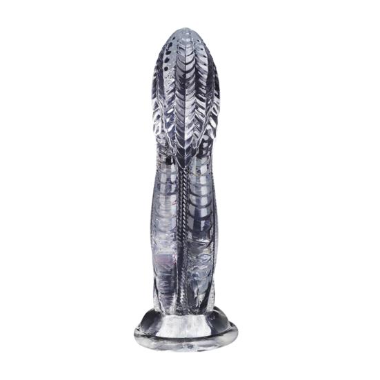 Suction Cup Fantasy Animal Dildo for Women, Soft Alien-Shaped Fake Phallus, Real Touch Adult Toy for Solo Hands-Free Play