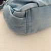 Torba Jeansowa Damska Torba Crossbody Duża Pojemność Dojazdy Torba na Ramię
