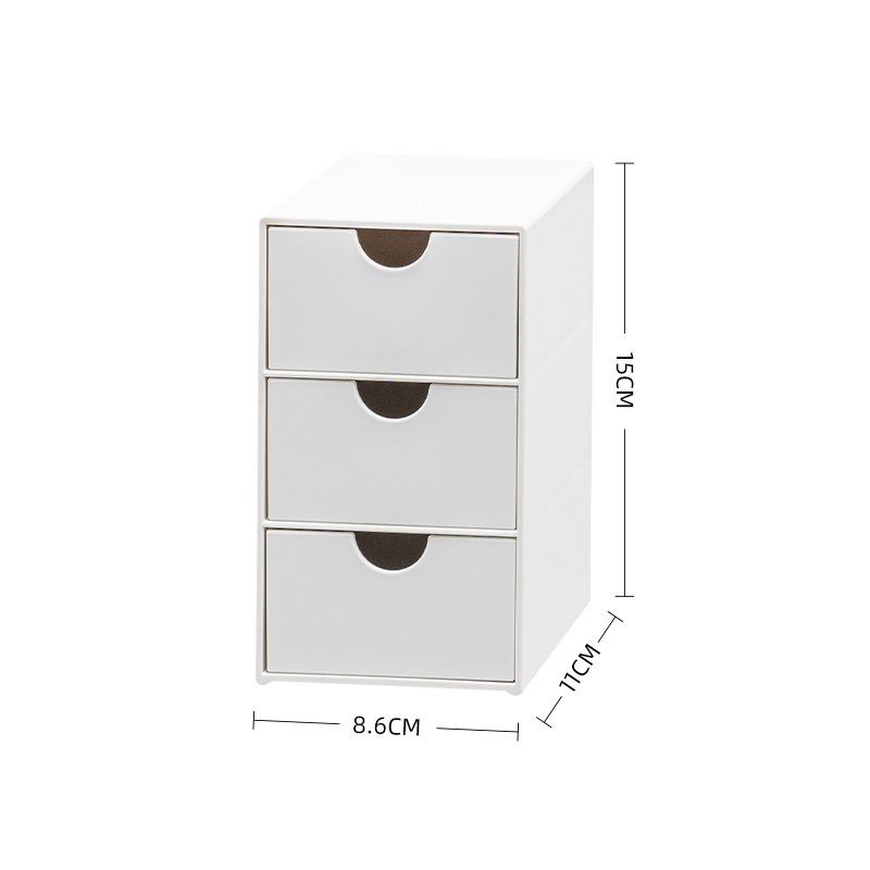 Creative Desktop Drawer Style Storage Box, Office Collection and Organizing Cabinet
