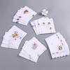 12Pcs 28x28cm Women's Printed Handkerchiefs Sweat Absorbent Thin Sweat Towel  Kitchen Tools