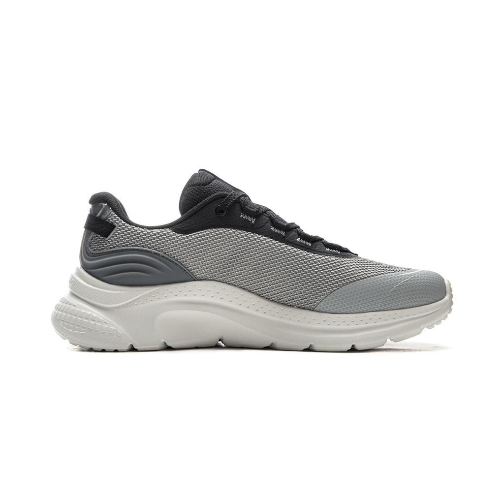 Li Ning Flow Cloud Soft Rebound Casual Running Shoes Men Sneakers Gray Black ARSV043-1