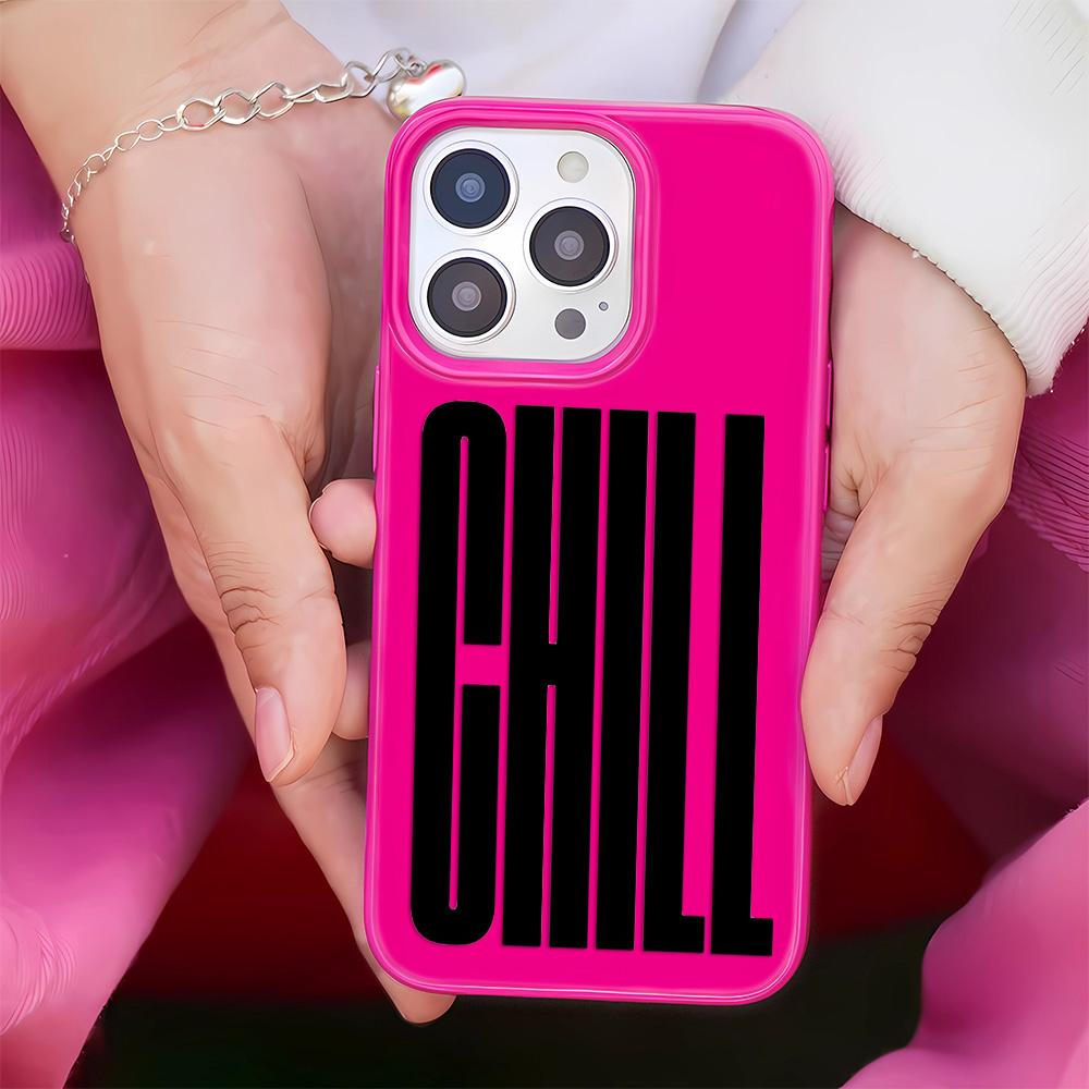 Chill Shockproof Phone Case For Apple IPhone 11 12 13 14 15 16 17 Pro Max 15 Plus XR Liquid Silicone Bumper Cover