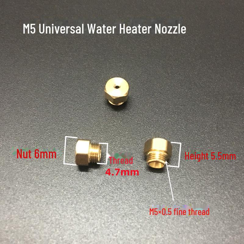 Nozzle Brass Conversion Kit for Gas Water Heater and Stove Accessories