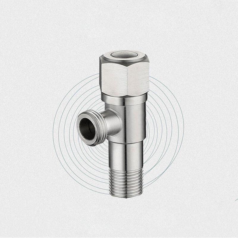 1pcs Durable and Easy To Install Leak Design for Home Use Angle Valves for Water Heaters Thickened Hot Cold Conversion Valves