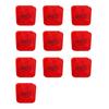 10Pcs Colorful Transparent Binder Clip Set Cute Plastic Paper Clamps for Office School Test Papers Bills Study Materials Desktop Organization Supplies