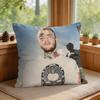 LLil Peep HHell Boy Cushion Cover Square Short Plush Pillow Case Living Room Sofa Home Decor Funda X