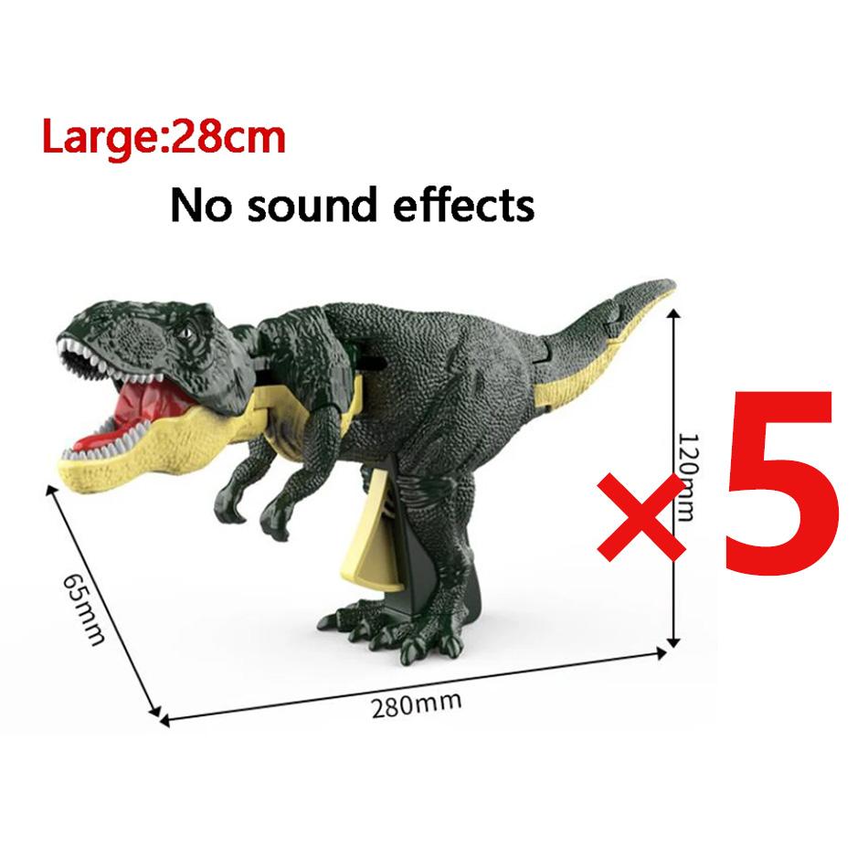 Children Decompression Dinosaur Zazaza Toy Decompression Toy Telescopic Swing Dino Model Kids
