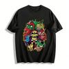 Vintage Cult Anime Villains Graphic Tee Unisex Cool Top Pure Cotton T-shirt