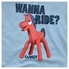 Gumby Unisex Adult Wanna Ride T-Shirt