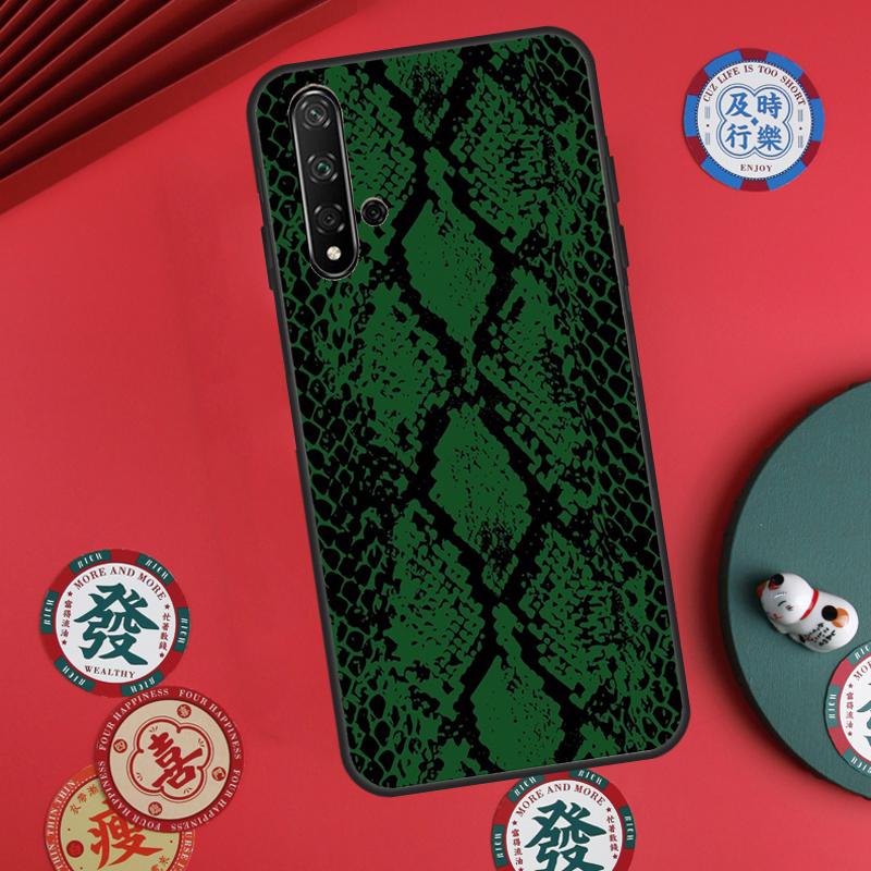 Schlangenhaut-Print Für Huawei Nova 12s 7i 8i 11i 12i Y73 Y70 Y90 Y60 Y72 Y61 Y91 9 10 SE P30 Pro P40 Lite Hülle