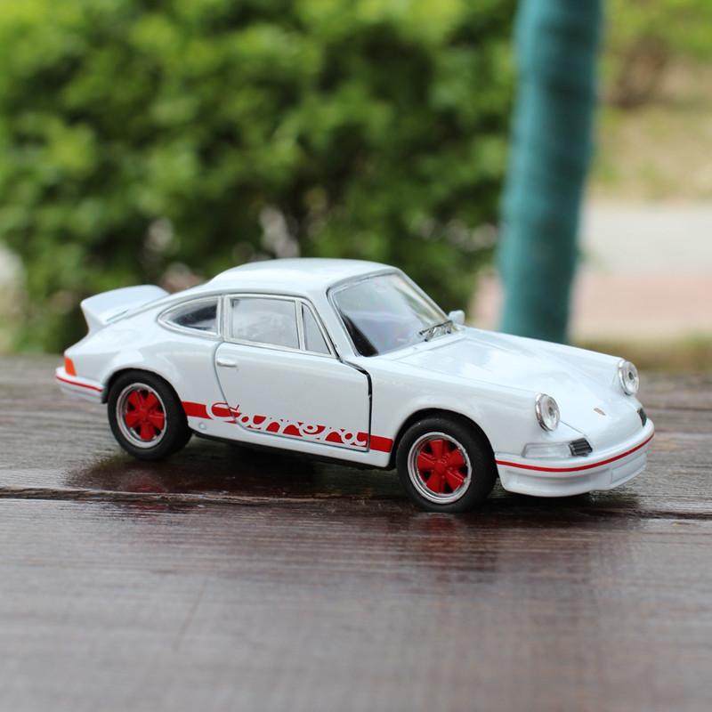 WELLY 1/24 Porsche 911 CARRERA RS 2.7 Alloy Scale Car Model Diecast Metal Static Collection Children Toy Car Vehicles Gift