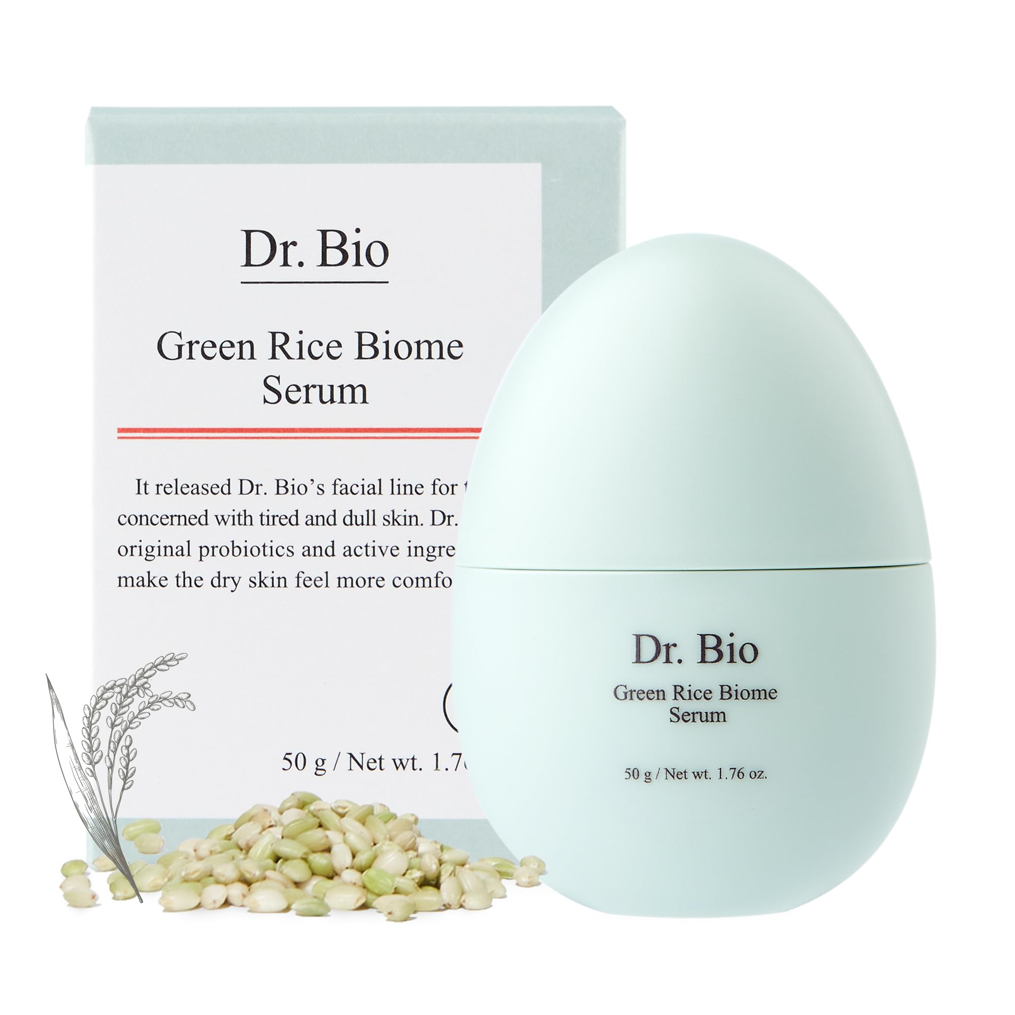 

Зеленый рис Biome Ampoule 50 г Увлажняющий рис для ухода за кожей Dr.Bio