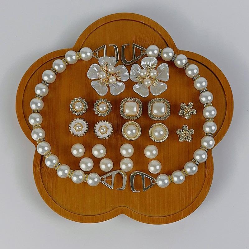 

Набор из 22 роскошных шармов для обуви, аксессуары, пряжка для обуви с отверстиями, водяной бриллиант, жемчуг, цветок, жемчужная цепочка, украшения для обуви DIY, подарок