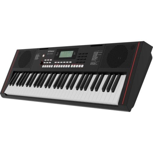 Roland E-X10 Electronic Arranger Keyboard, Easy Operation, 61 Keys, Auto Accompaniment, Microphone Input, Recording Function, Battery Operation, Perfe