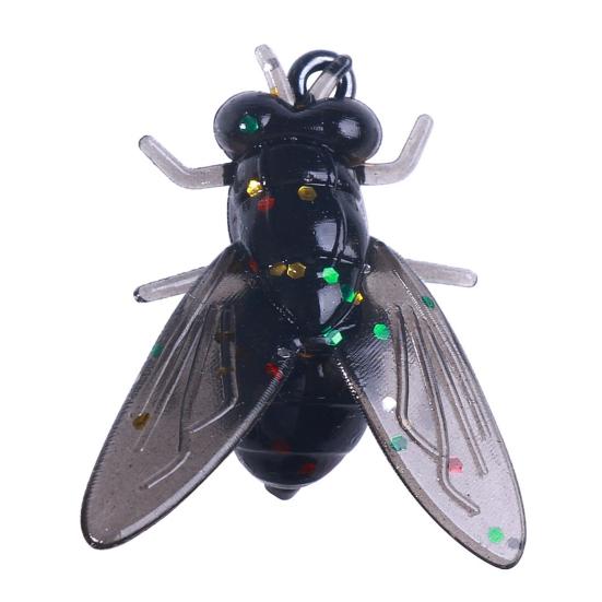 15Pcs Bionic Fly Fishing Baits Realistic Looking Mini Size Portable Flies Fishing Lures Kit Swimbaits for Saltwater Freshwater