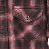 Nano Universe Floral Embroidery Check Pattern Long Sleeve Shirt Men's Used