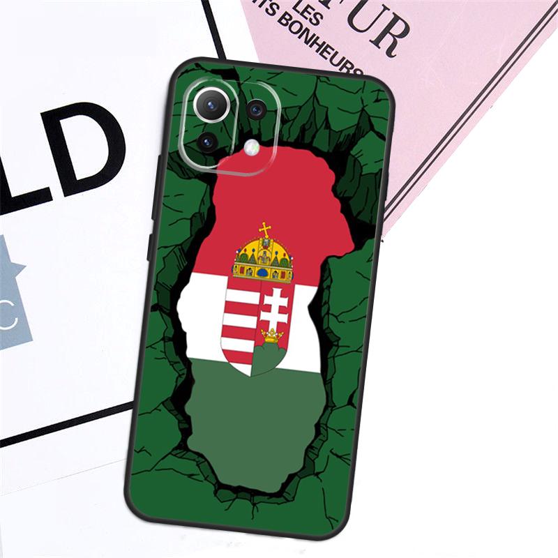 Hungary Flag Case For Xiaomi 13T Pro 14 11T 12T 12 13 Lite POCO F5 X3 X4 X5 X6 Pro F3 M5s M6 Pro Cover