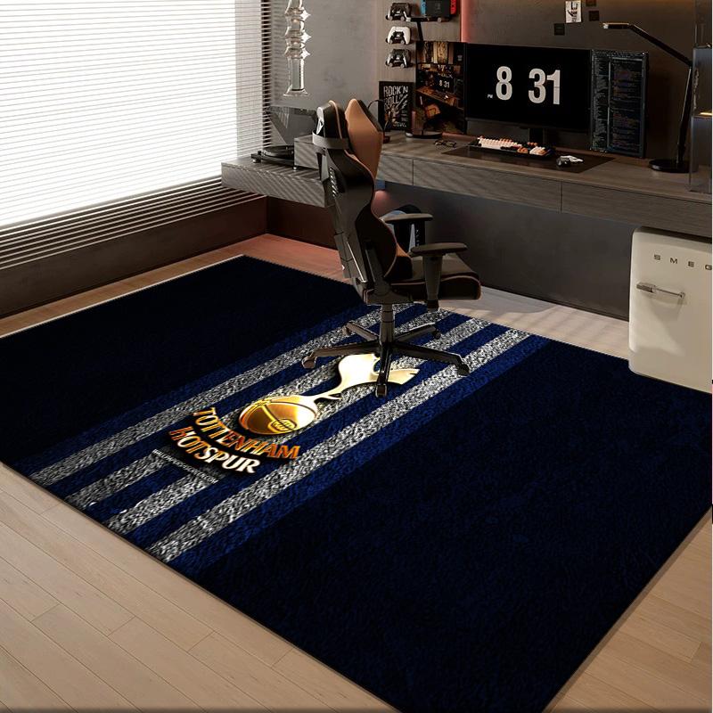 1PC Rug FC Tottenham Crest Carpet, Chair Rug,Area Rug for Office Bedroom Living Rooms Bedroom, Doormat Decor Christmas Fan Gifts