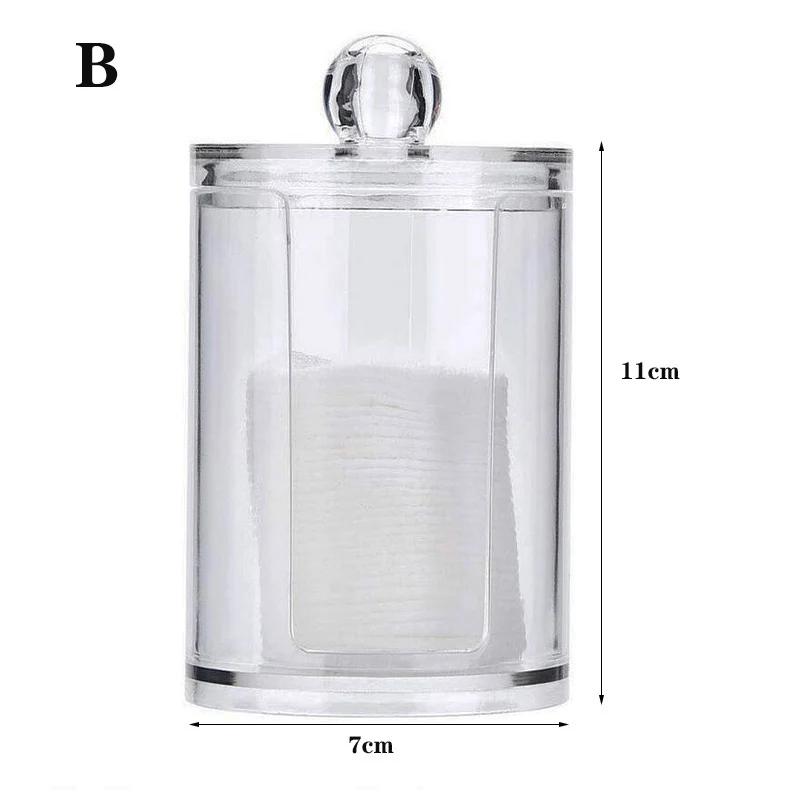 

Органайзер для косметики, коробка для хранения косметики, органайзер для ватных палочек, коробка для ватных дисков, прозрачная пластиковая коробка с крышкой, пыленепроницаемый ротанг