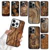 Forest Geometry Wood Nature Phone Case For iPhone 17 Air 16 15 14 13 12 11 Pro Max Plus Max Cover Shell Coque