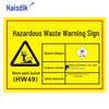 Haishidike Hazardous Waste Warning Sign