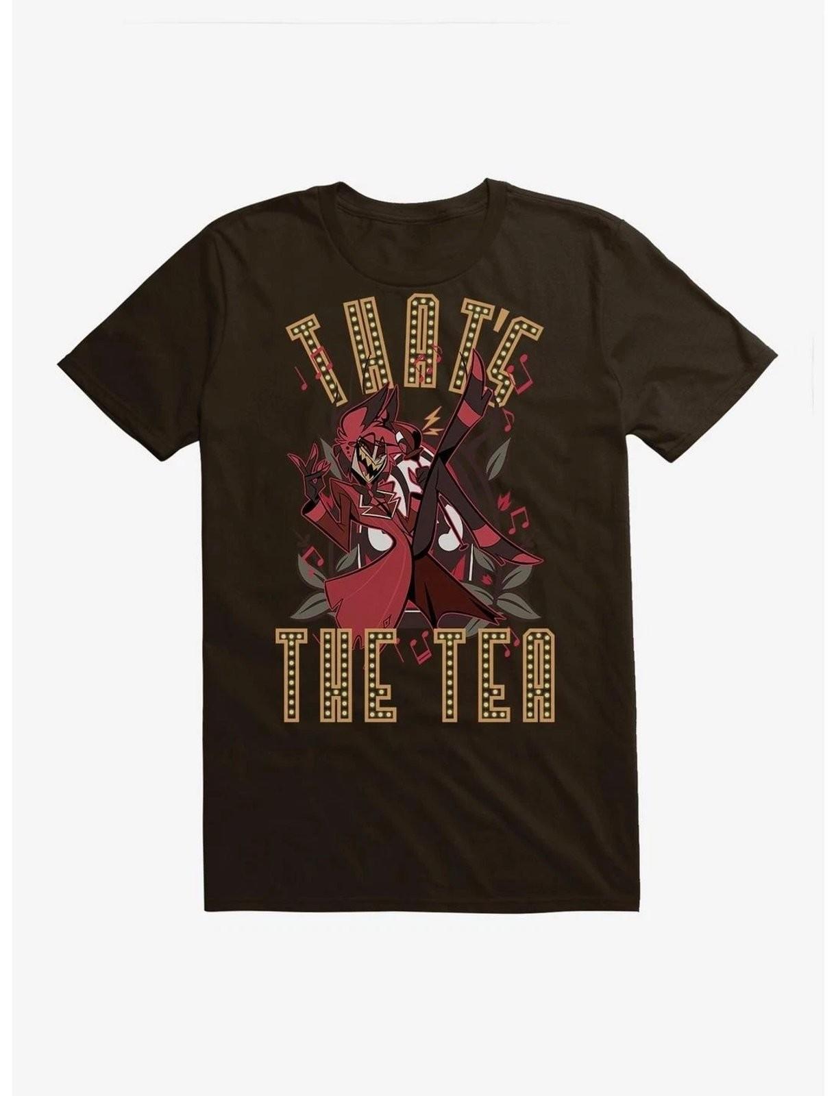 Hazbin Hotel Alastor That s The Tea Graphic Tee Unisex Cotton Funny Gift XXL