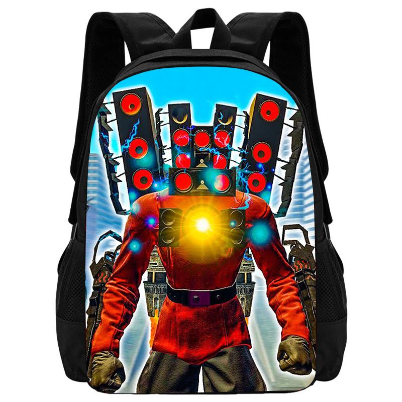Mochila Skibidi Toilet School Backpack Cartoon School Bag for Boys  Titans Cameraman Children Backpack  Speaker Tv Man Kids Bags