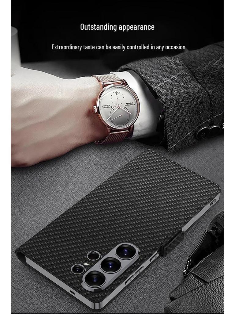 Samsung S26 Ultra Leather Wallet Case with Card Holder - Protective and Stylish