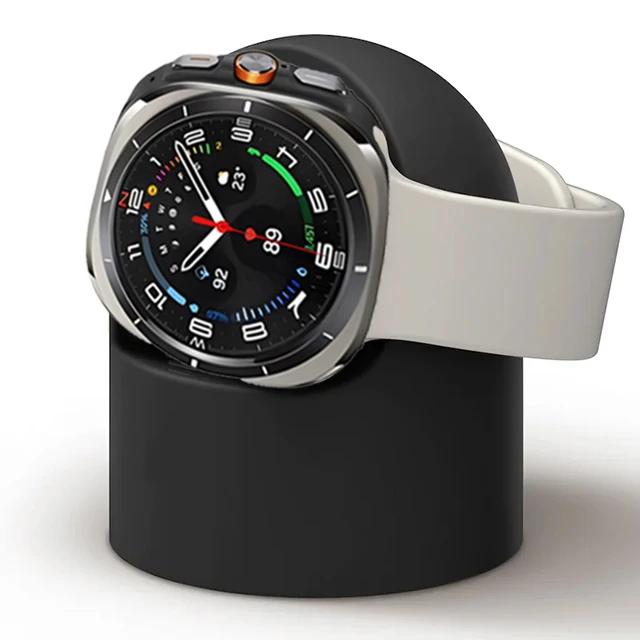

Силиконовый зарядный кронштейн для Samsung Galaxy Watch Ultra 47 мм, подставка для зарядки, удобное место для хранения зарядки Galaxy Watch 7 Ultra чёрный
