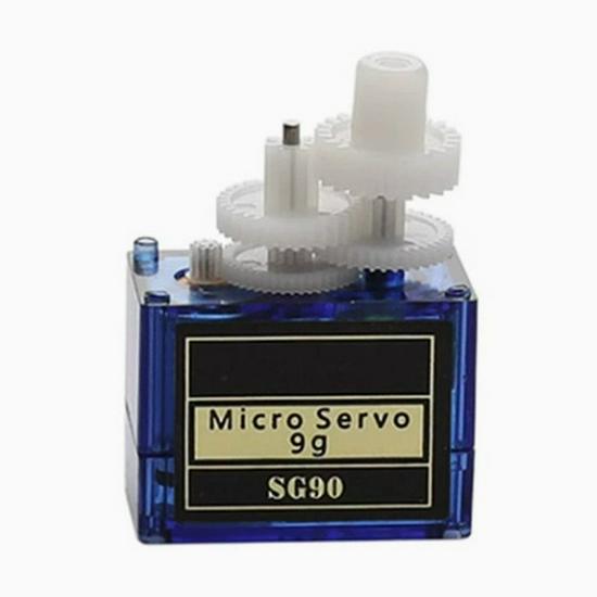 SG90 9g Servo for 450 Helicopter Fixed-wing - Black QC Mark, Super Silver Swallow