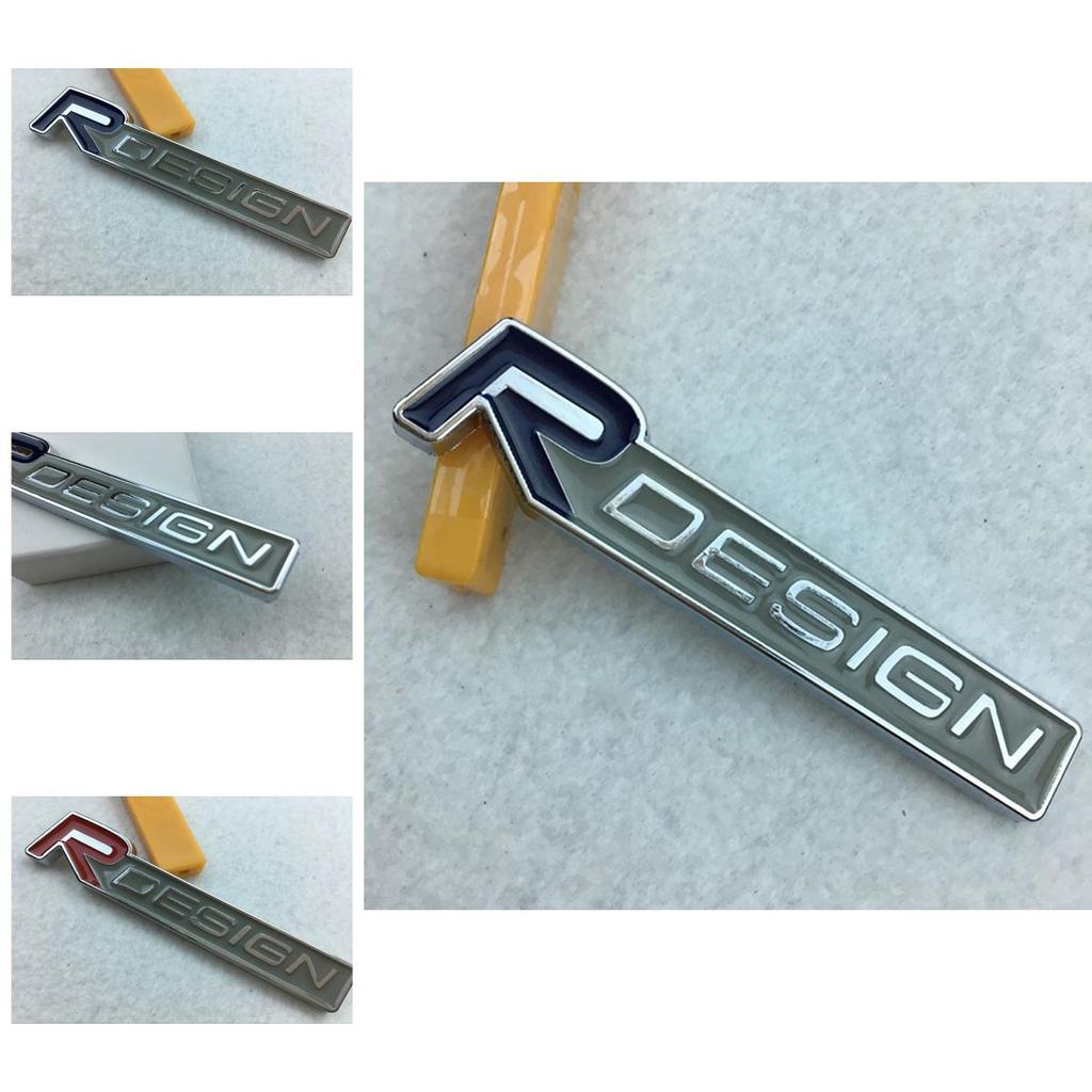 Elegant 3d Metal R Design Rdesign Letter Emblem Badge Car Decal For Volvo Xc60 X