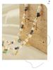 European-American Court Style Gold-Plated Titanium Necklace with Freshwater Pearls & Natural Stone Beads