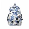 Star Graffiti Print Student Schoolbag Unisex Backpack