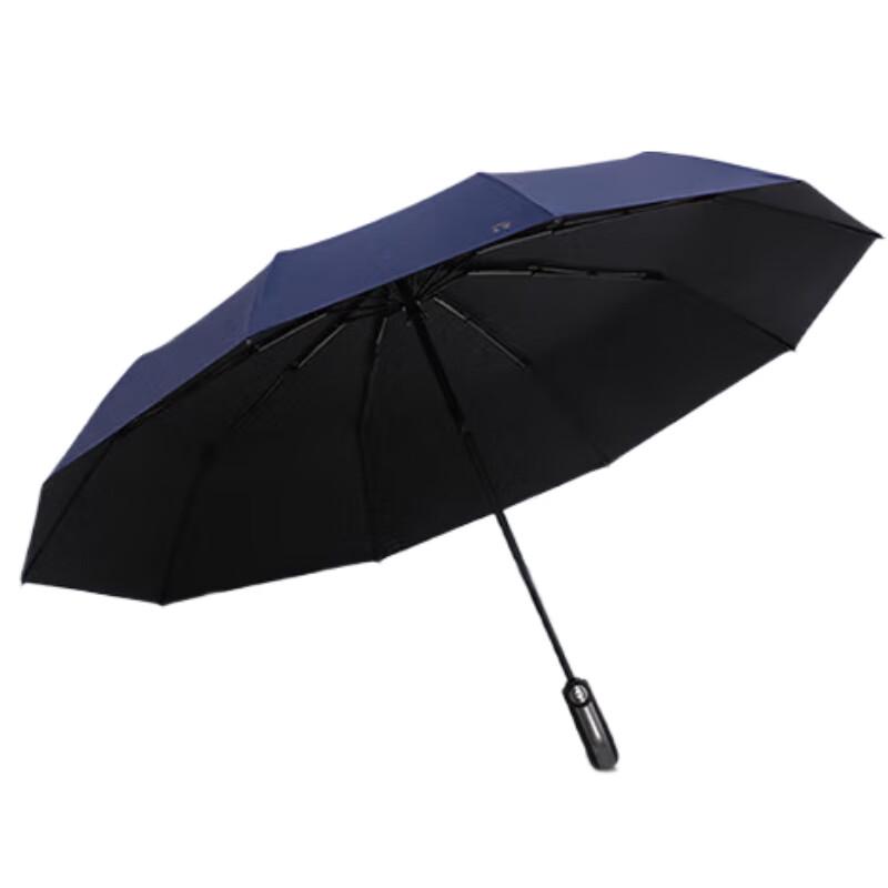 Paradise Reinforced Automatic Tri-Fold Sun & Rain Umbrella