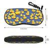cute cartoon yellow duck Glasses Case Gifts For Girl Boy  Zipper  Glasses Storage Box Protector Eyewear Container