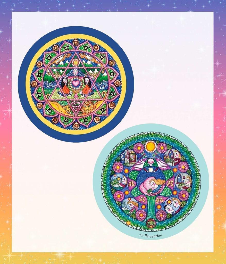 Mandala Healing Oracle Cards, Tarot Cards, and Japanese Instructions Included, by lulucouture [Authentic]