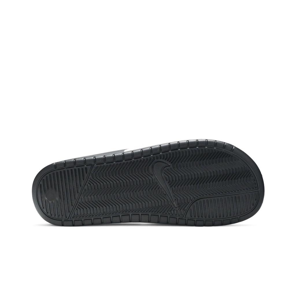 Nike Benassi Slides 'White' (Unisex) White / Black-Black Slide Slippers 343880 100