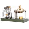 Transparent Steam Engine Model Physics Experiment Educational Toy for Class Presentation