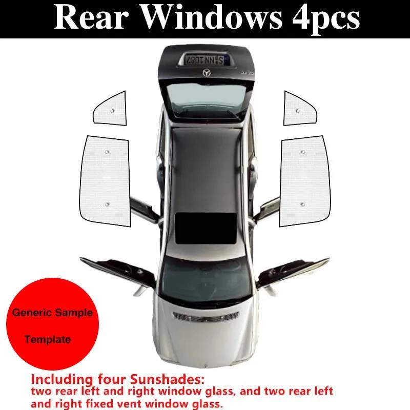 For Trumpchi GAC GS8 2024 Accessories ~ Car Windshield Visor Full Window Sun Protection Anti-UV Shaby Sunshades Stickers