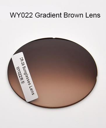 Custom Myopia Polarized Sunglasses Lens Women Men 1.56 1.61 Prescription Black Brown Driving Glasses Lens Diopters -2 -3 -6 1.56