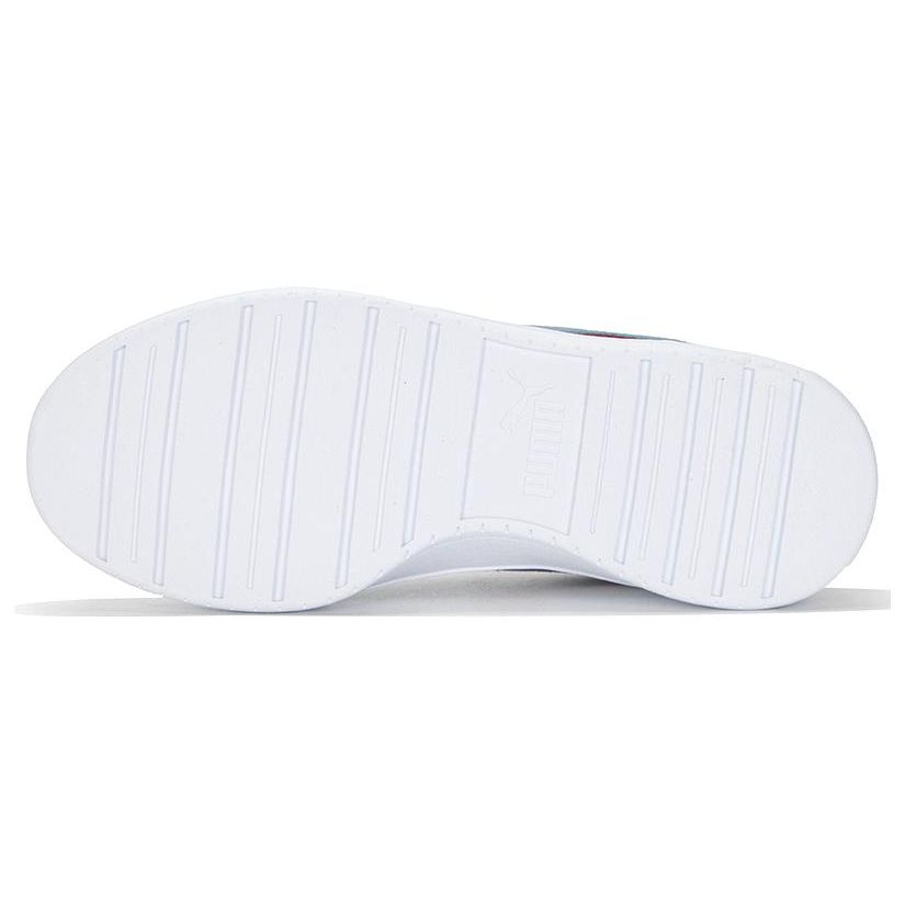 Puma Caven Retro Prep Leather Low-Top Sneakers Unisex Sneakers White Blue 389331-01