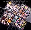 Nail Art Accessories Resin Simulation Biscuits Ice Cream Cute Cartoon Three-Dimensional Nail Accessories Mixed Bows